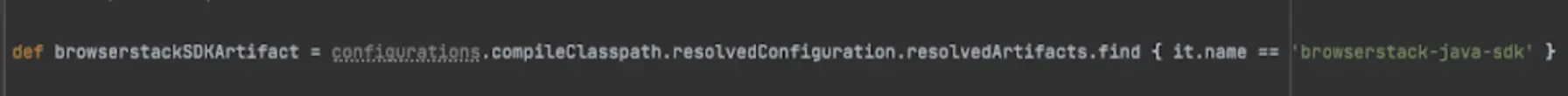 Fetch BrowserStackSDK Path